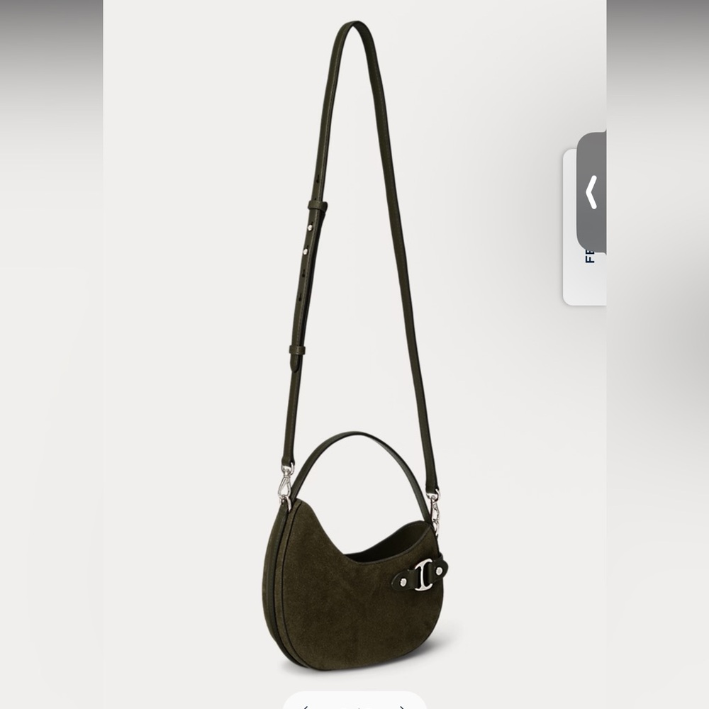 Ralph Lauren Dark Olive Crossbody Bag small